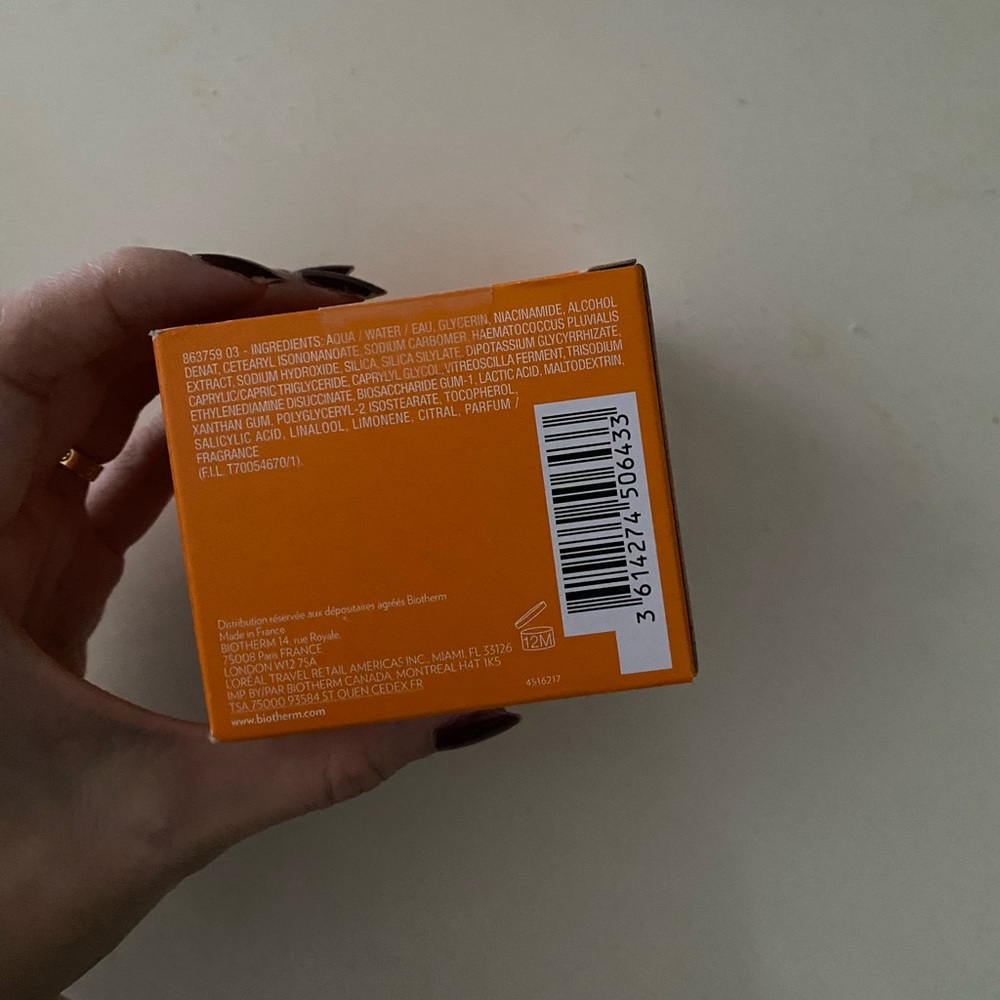 Biotherm
AQUASOURCE+ Vitamin Glow Gel new with box Sealed - Picture 3 of 4